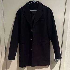 SHEIN Black Pea Coat